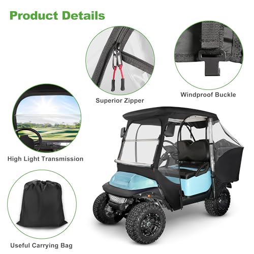 10L0L Gabinete de carrinho de golfe para carro de clube 4 passageiros capa de carrinho de golfe 4 la