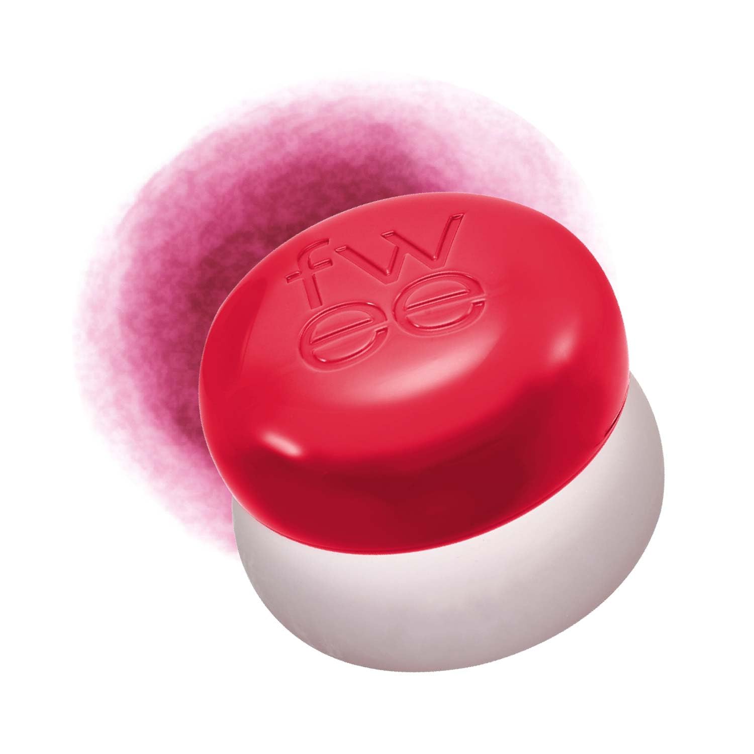 fwee Blurry Pudding Pot | Airbrushed Blush & Lip, Buildable Pigment, Long-lasting, Lightweight, Easy to Blend, Natural Soft Matte Finish - Greedy (Plum Red) | 0.17 oz
