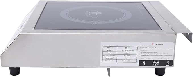 Estufa Vitrocerámica 1 Puesto 18"x14" De piso 110V miniatura 5