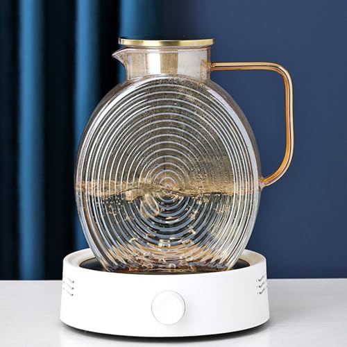Récipient résistant à la chaleur en verre pur pour théière 2.5l - 3