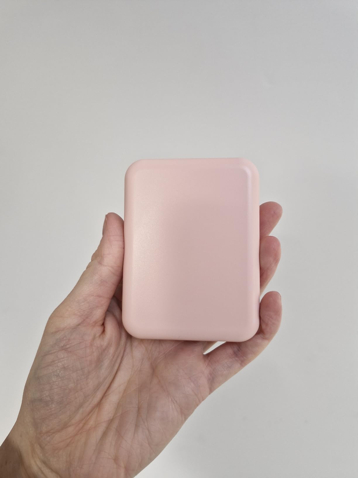 Kintion Pocket Mirror, 1X/3X Magnification LED Compact Travel Makeup Mirror with Light for Purse, 2-Sided, Portable, Folding, Handheld, Small Lighted Mirror for Gift, Pink