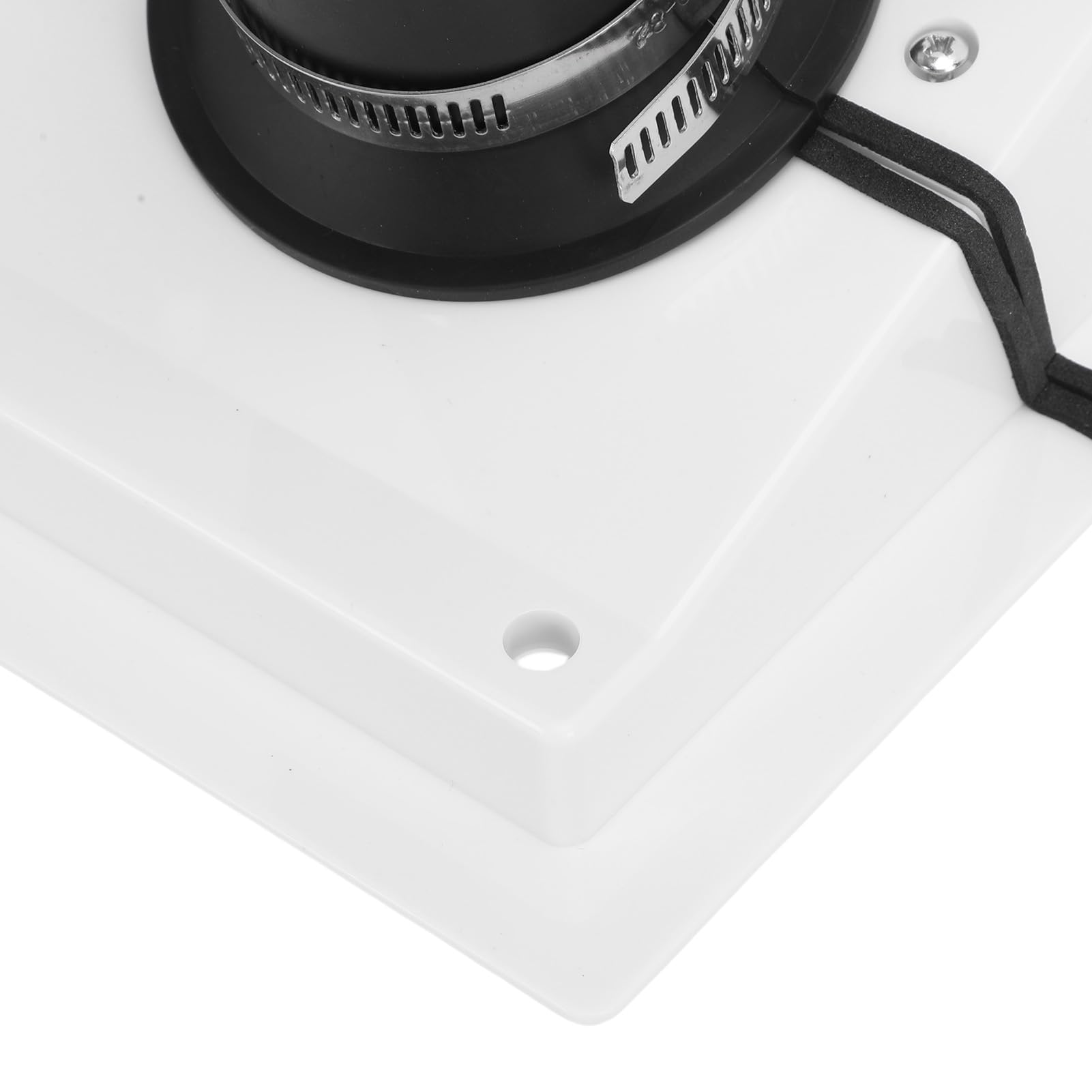 Generic Zestaw Przewodów Penetracyjnych HVAC Zestaw Osłon Czyste, Schludne ściany do Mini Klimatyzatorów Split Systemy Bezkanałowe Plastik 9,06x6,69 Cala (WHITE)