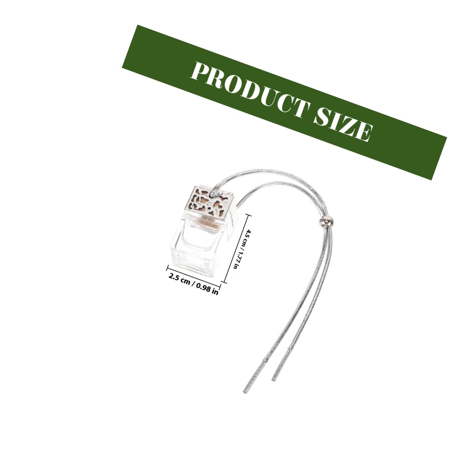 Beavorty 20 Stück Leere Glas Duftflaschen 8 Ml mit Silberner Kappe Nachfüllbarer Aromadiffusor für Auto Kompakter Tragbarer Duftzerstäuber für Aromatherapie und Raumdüfte