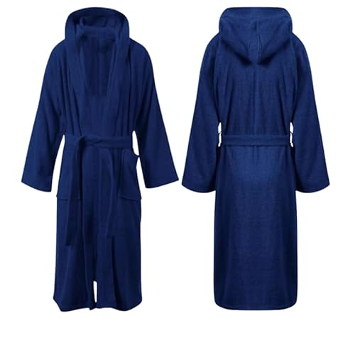 Unisex Egyptian Cotton Bath Robe 100% Luxury Terry Towelling