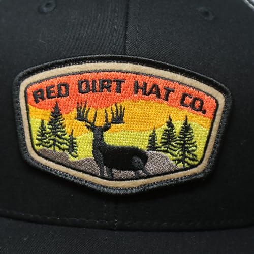 Image of Red Dirt Hat Company Sunset Deer Adjustable Snapback Hat