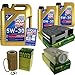 Produktbild QR-PARTS 69334441 Filter Set Inspektionspaket 7 Liter Liqui Moly Motoröl Longlife III 5W-30 MANN-FILTER Innenraumfilter Luftfilter Ölfilter