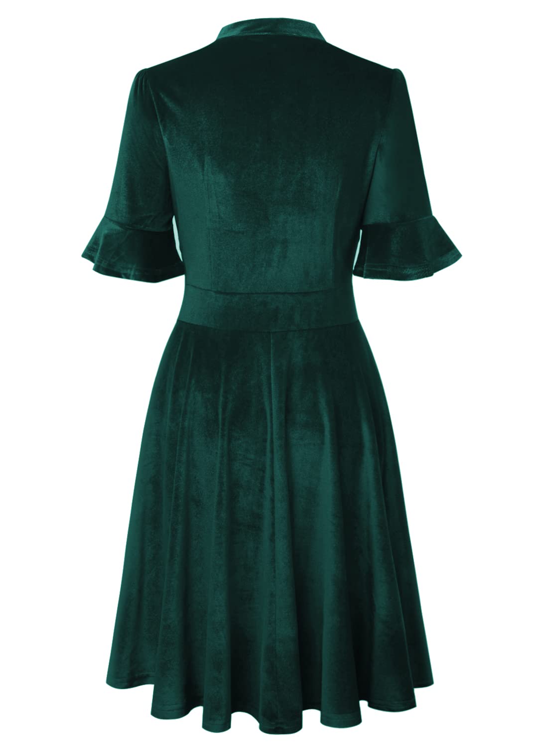 Snapklik.com : Emerald Green Velvet Dresses For Women Vintage Fit And Flare Knee Length Business Office Professional Work Dress S Snapklik.com : Emerald Green Velvet Dresses For Women Vintage Fit And Flare Knee Length Business Office Professional Work Dress S