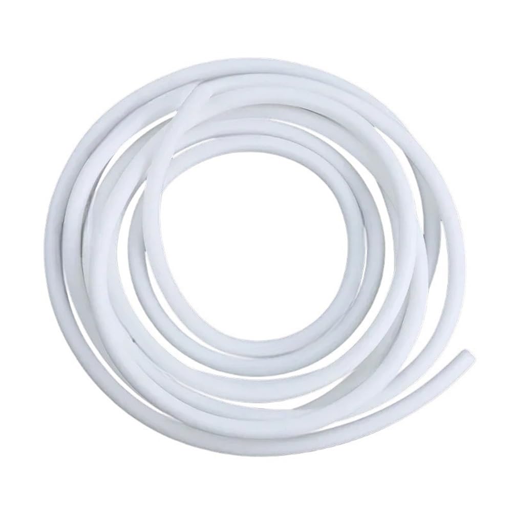 Solid Rubber Ring 1 piece VMQ Round Foaming Cord White, Silicone Rubber Foamed Seal Strips for Laboratory Experiments(3.5MM*3METERS)