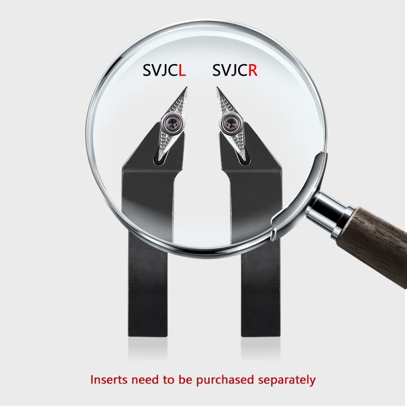 1pc SVJCR1212 SVJCR1616 SVJCR2020 SVJCR2525 External Turning Tool SVJCR SVJCL Lathe Bar Turning Holder CNC Cutter Bar(SVJCR1212H11)