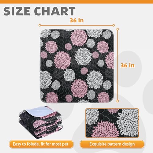 Image of KOOLTAIL Washable Pee Pads for Dogs, 2 Pack Super Absorbent Reusable Puppy Training Pads Waterproof, Nonslip and Leak-Proof Dog Pee Pads, Large Pet Mats Whelping Pads for Floor, Crate, Couch, 36 inchx36 inch
