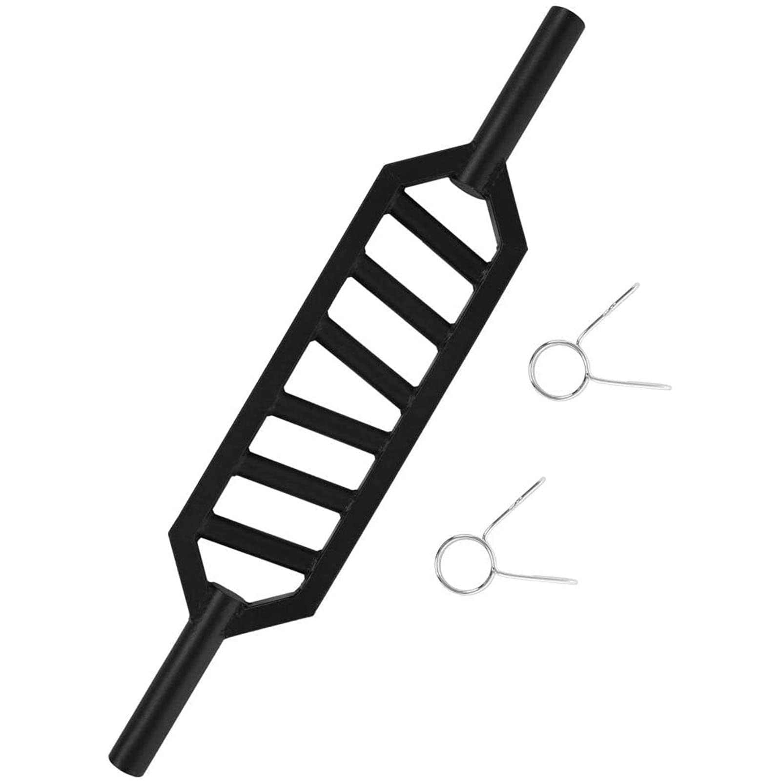 Buy ZLZNX 27lb Multi Grip Barbell, Swiss Bar, American Bar 3