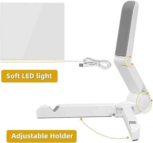 Miniatura 8 de Pizarra acrílica de borrado en seco con luz, tablero de notas LED de 7.9 x 7.9 pulgadas con colores, pizarra de borrado en seco con soporte como un