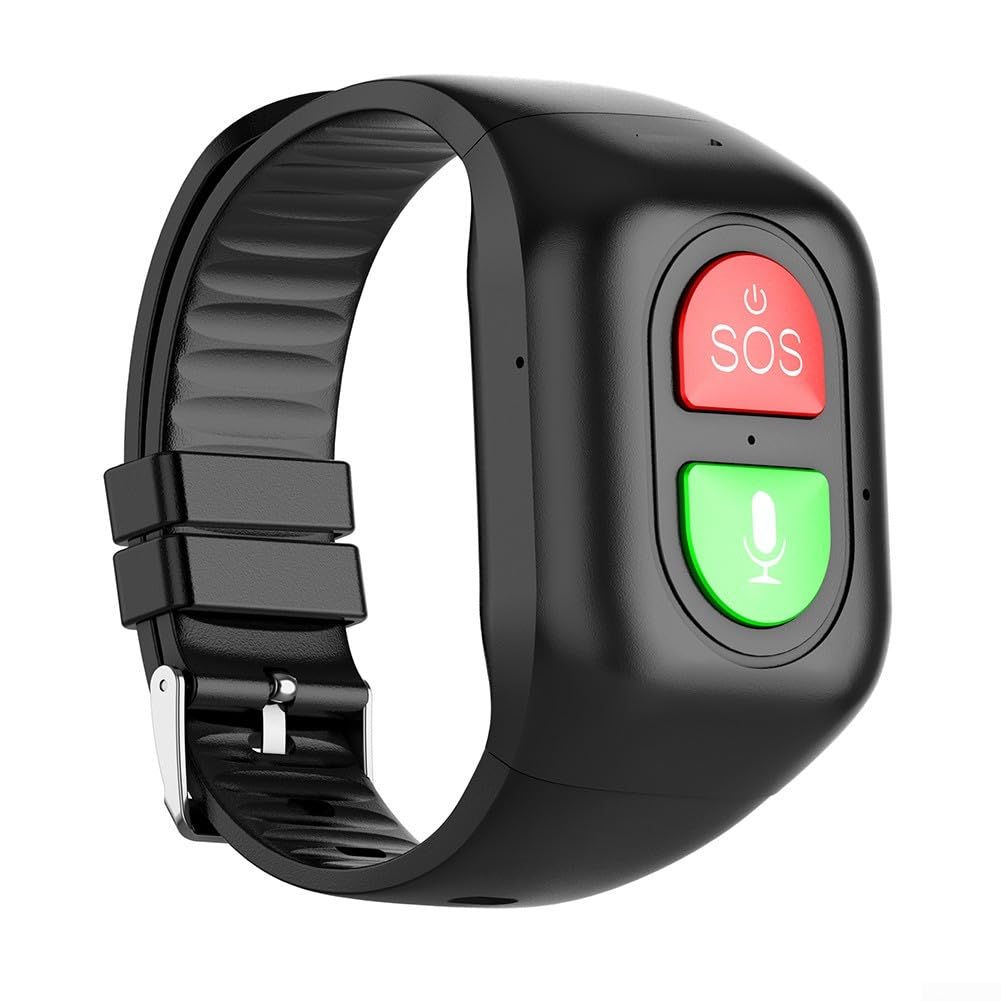 SPORTARC Rilevamento di caduta 4G Smart Watch, frequenza cardiaca e  pressione sanguigna Rilevamento di caduta Salute Smart Watch Dispositivi di  ...