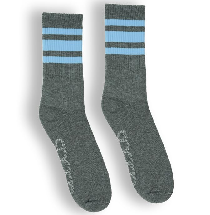 Athletic Crew Socks | Athletic Wear Striped Styles | Skateboarding Socks | Made in USA