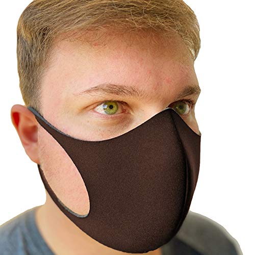 Máscara De Proteção Lavável Ninja Masculino(G) Marrom