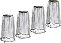 Vista 1 de Paquete de 4 mosquiteros de malla de primera calidad para exteriores, capucha de red para moscas