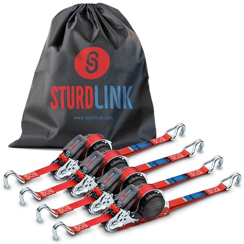 Correas Automáticas 5m 25mm Ganchos LC 700kg x4