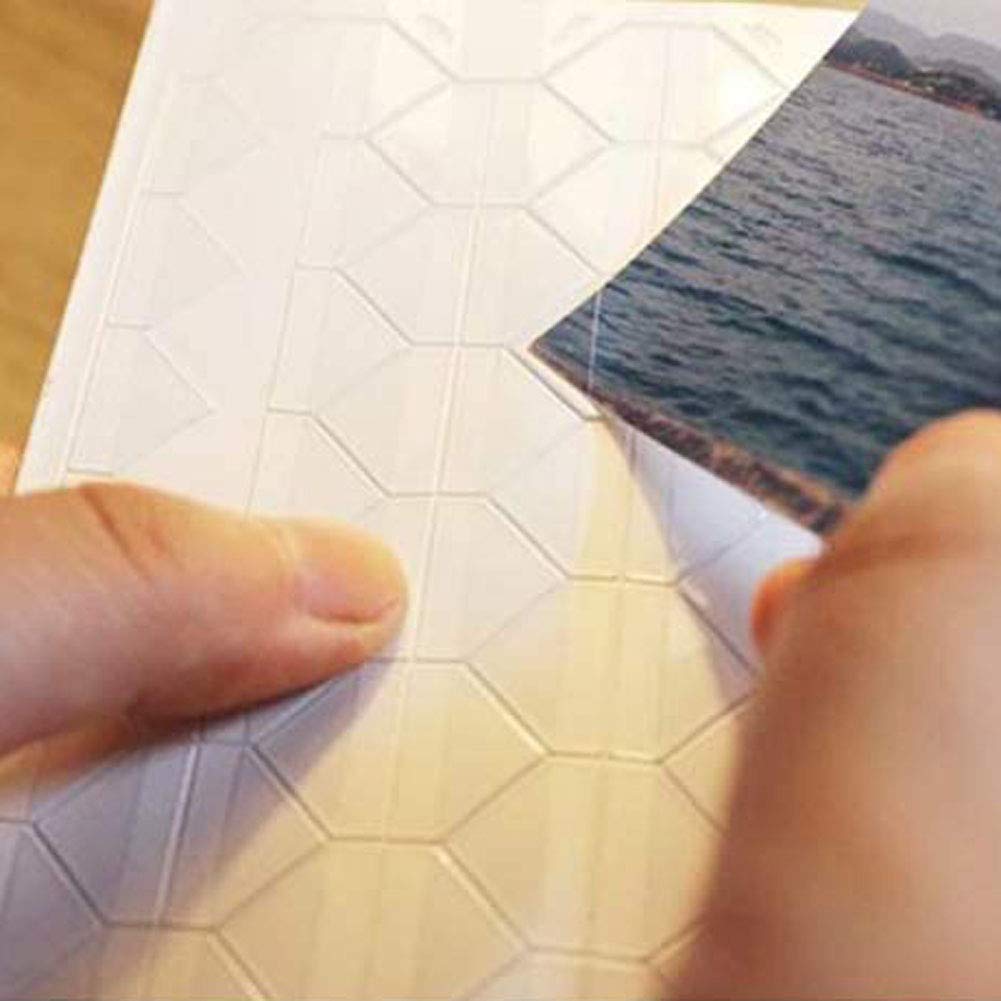 20 Sheets (2040 Pieces) Photo Corner Stickers Self Adhesive Picture Mounting Corner Stickers for Scrapbooking Photo Album Journal DIY Craft (Black and White)
