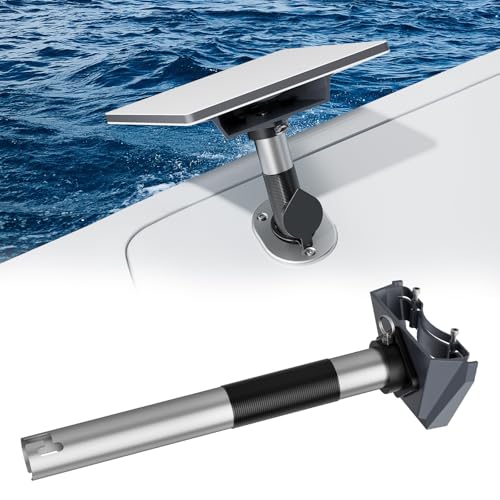 Starlink Mini Mount, Marine-Grade 360° Swivel Fishing Rod Holder Mount for Satellite Dish, Heavy-Duty & Lockable Starlink Mini Mounting Kit Starlink Mini Accessories for Boat Yacht Sailboat Trawler