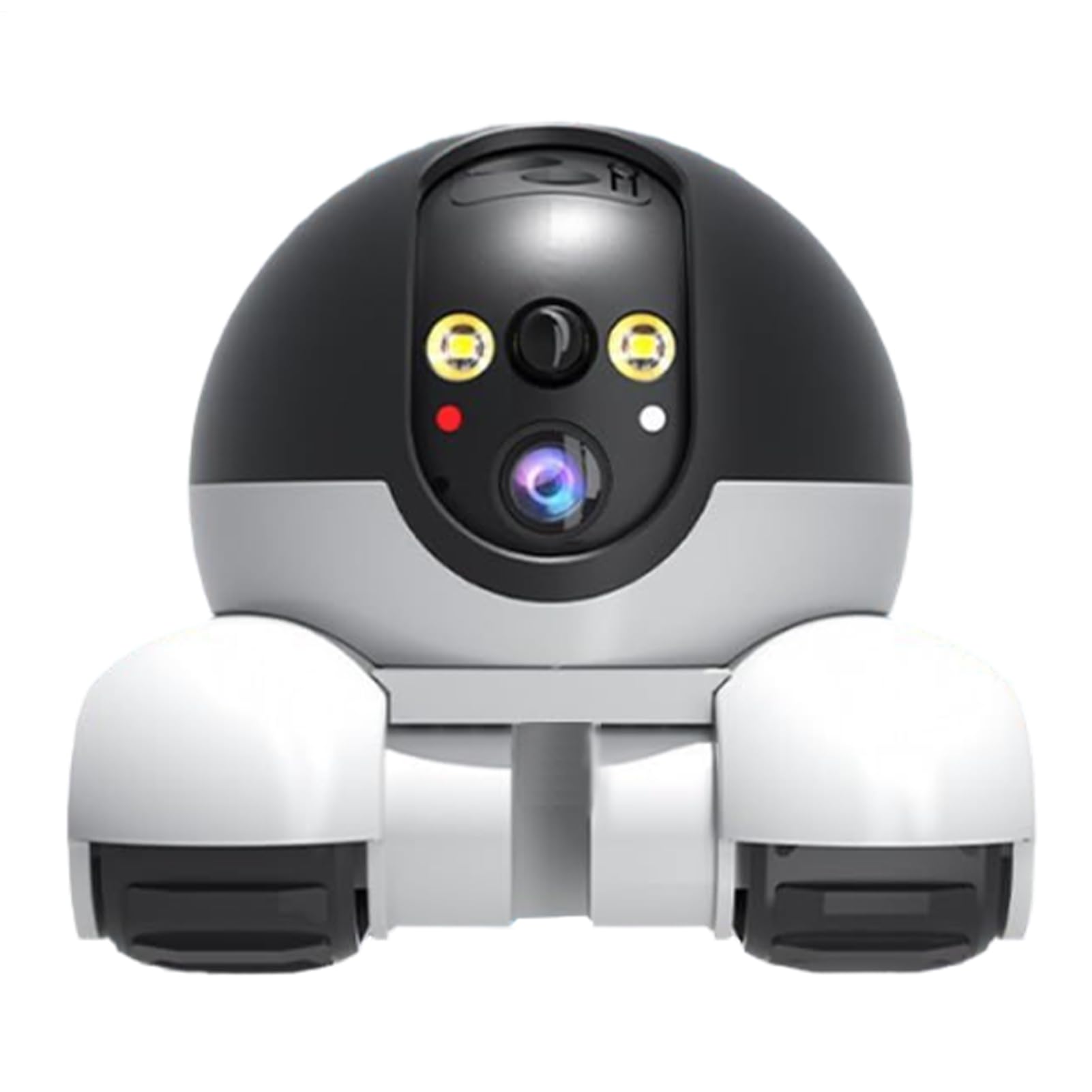 Blinky Bot Caméra de sécurité Mobile 1080p Double Objectif 360° AI Blanc