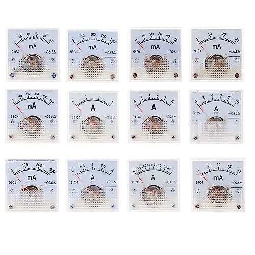 Compteur de courant 15A ampèremètre DC MOBYAT 91C4-A type pointeur analogique