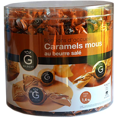 Mini bonbons d'accueil, Bonbon caramel au beurre salé, Mini bonbons pour salle s'attente, guichet réception client, cabinet médical accueil magasin, caramel...