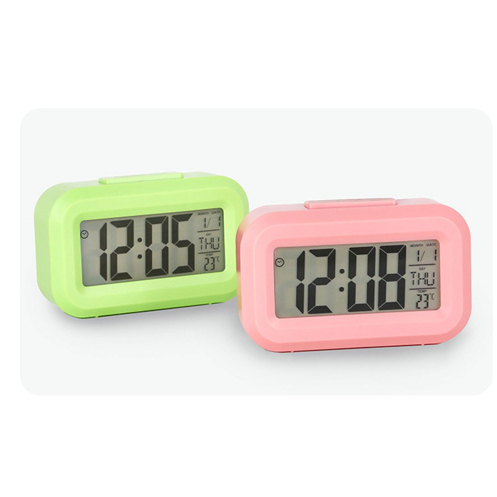 Despertador, Reloj Despertador Inteligente con Temperatura, Alarma