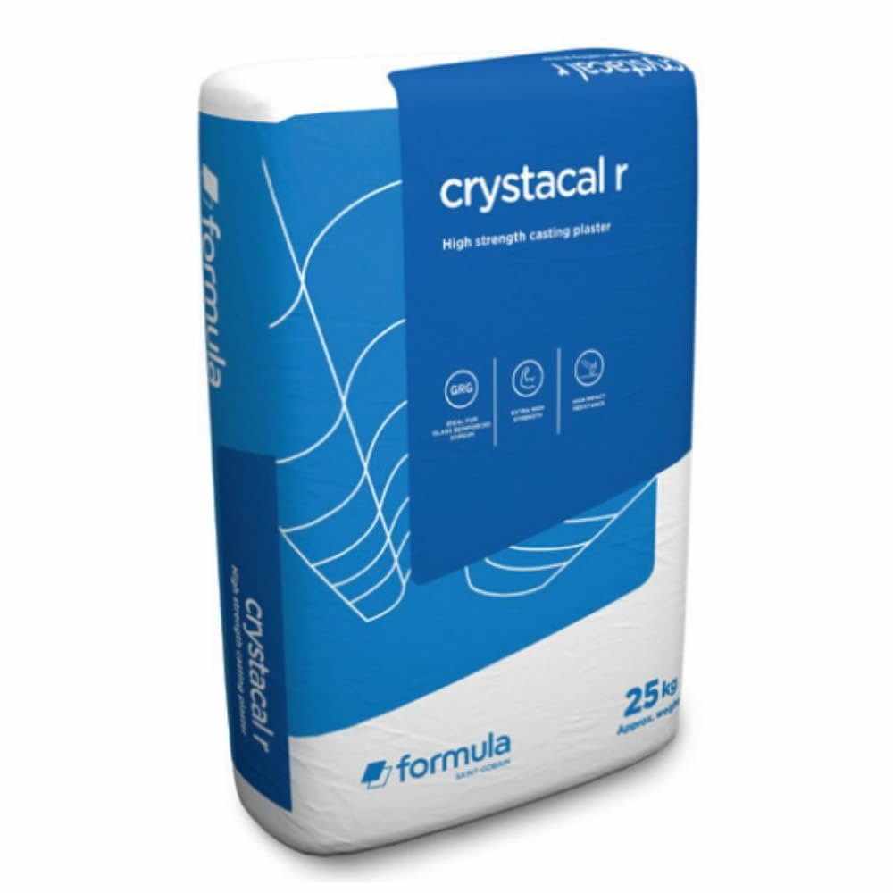 Polycraft Crystacal R Hard White High Strength Casting Plaster 25kilogram