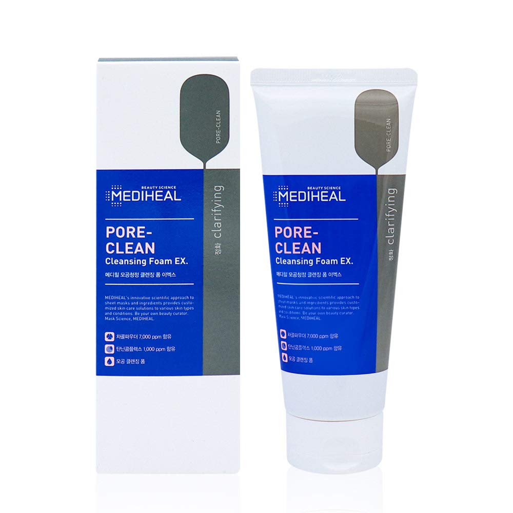 Mediheal Nmf Aquaring Cleansing Form EX | To Effectively Cleanses The Skin | Remove Excess Sebum & Impurities | Retaining Moisture In The Skin | 170 Ml