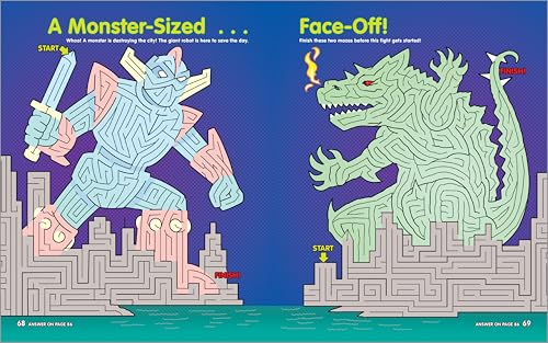 Challenging Mazes for Kids: 75 Full-Color Mazes Including FInd-the-Item and 3-D Fun!