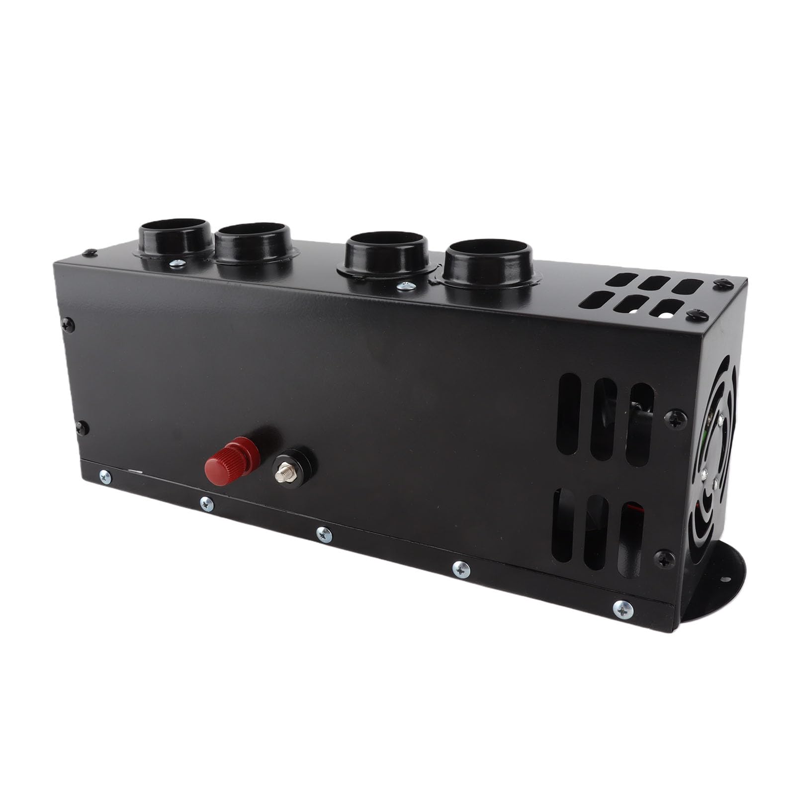 800W 12V Grzejnik Samochodowy Silny Wiatr 4 Wyloty Powietrza Ciepły Wentylator Chłodzący do Pojazdu Camping Piesze Wycieczki żelazna Folia Aluminiowa 1 Zestaw