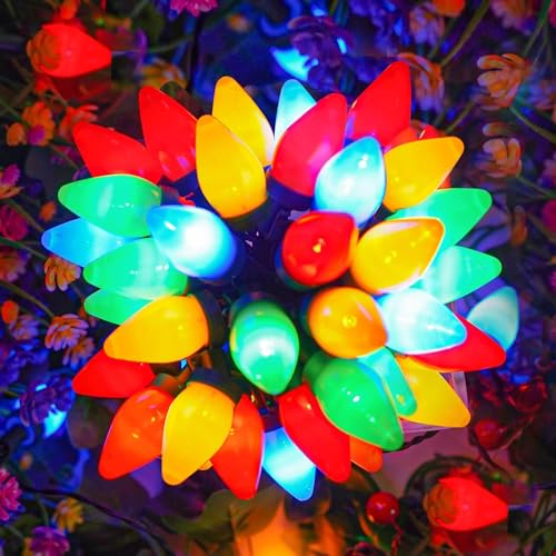 C7 Christmas Lights 50 LED, 22Ft C7 LED Christmas Lights Multicolor Christmas String Lights Connectable Christmas Lights for Outdoor Indoor Xmax Tree Patio Garden Yard Party Holiday Christmas Decor C7 Christmas Lights 50 LED, 22Ft C7 LED Christmas Lights Multicolor Christmas String Lights Connectable Christmas Lights for Outdoor Indoor Xmax Tree Patio Garden Yard Party Holiday Christmas Decor