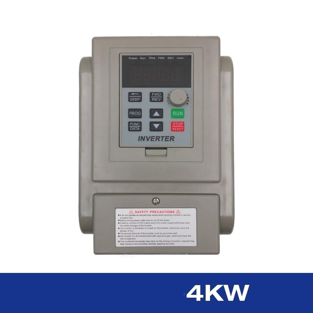Przetwornica częstotliwości, VFD 1.5KW/2.2KW/4KW przetwornica częstotliwości 3P 220 wyjście przetwornica VFD przetwornica częstotliwości(4KW (white))