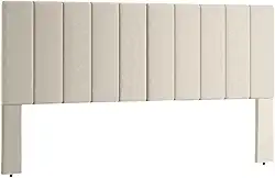 Cabeceira Estofada Cama Box Casal 140 cm Carla - Bege