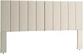 Cabeceira Estofada Cama Box Casal 140 cm Carla - Bege