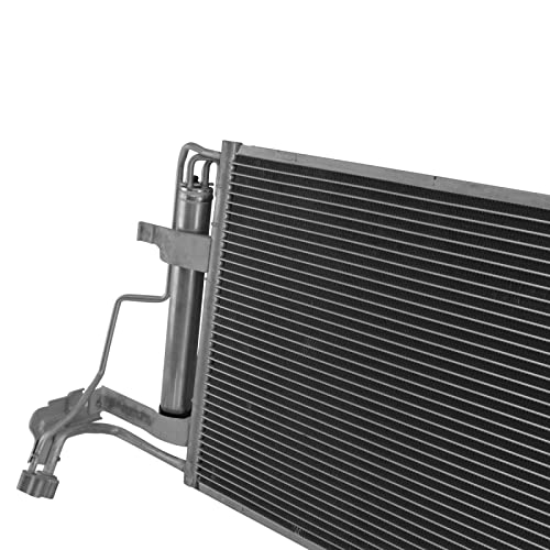 Image of TRQ A /C Condenser and Receiver Drier Assembly Compatible with 2010-2013 Mazda 3