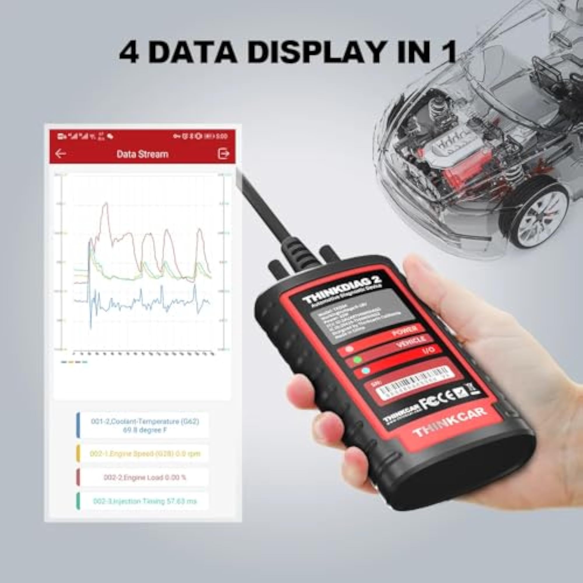 Thinkdiag2 OBD2 Diagnostic Scanner for iOS & Android