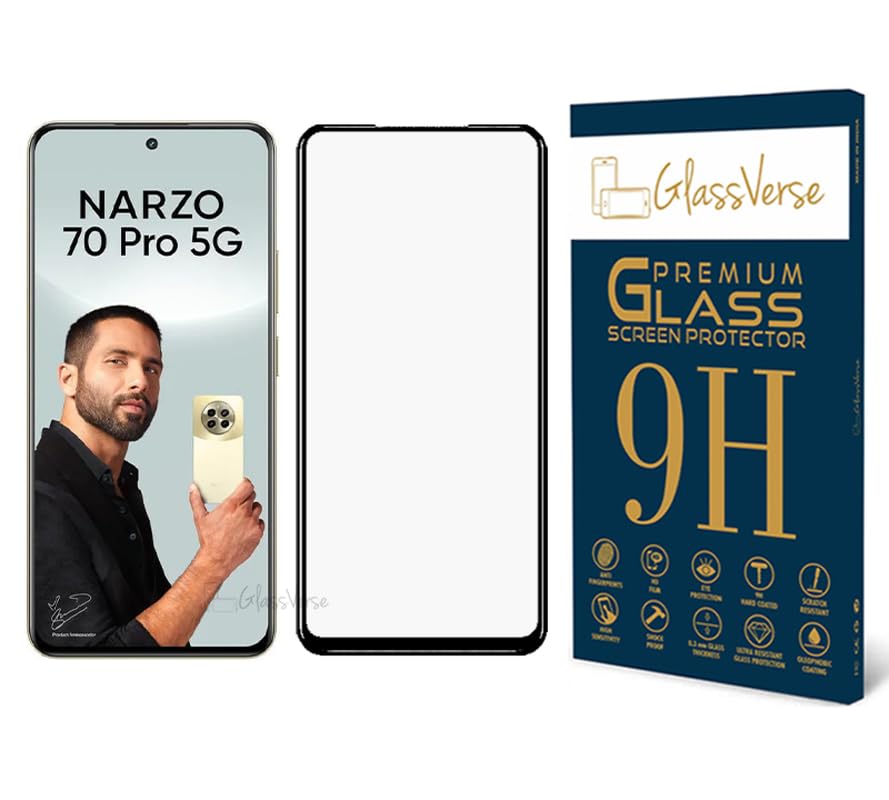 GlassVerse 11D Tempered Glass For Realme Narzo 70 Pro 5G Cellphone(Pack Of 1)With Free Installation Kit. Full Screen Coverage-6.67 Inch (B0D9S4F69G) Amazon Price History, Amazon Price Tracker