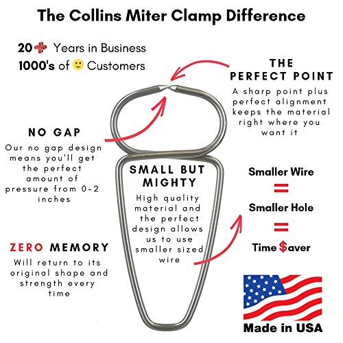 Collins Miter Spring Pliers And 13 Miter Clamps #TOP1