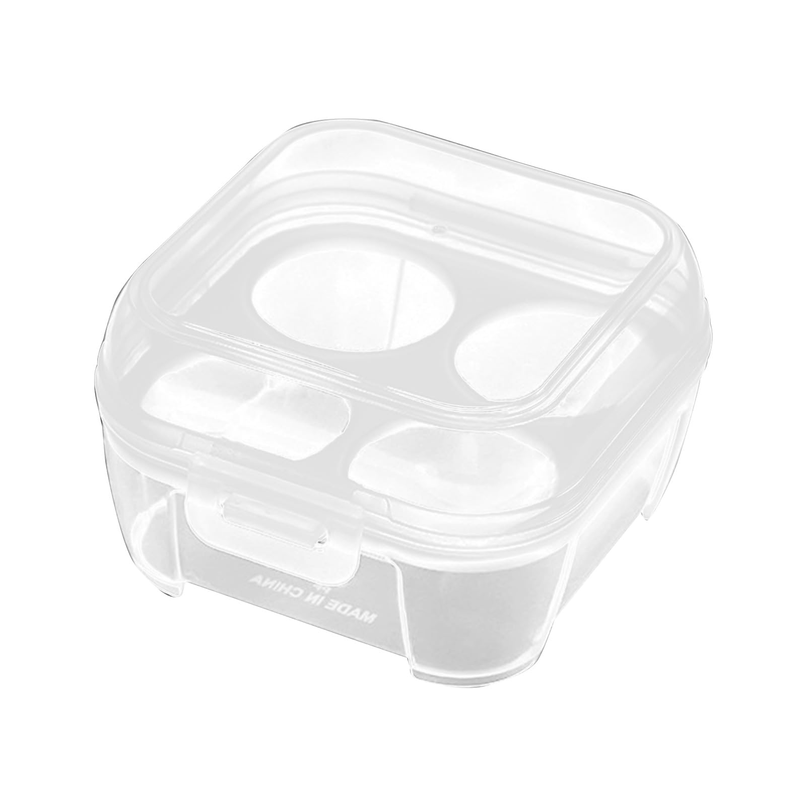 Eggs Carrier Eggs Container Box 3 Grid / 4 Grid / 8 Slot Tray Holder Shockproof Storage Case for Outdoor Camping Covered Holder for Fridge Storage Container Fridge Trays Tray Carrier with Lid