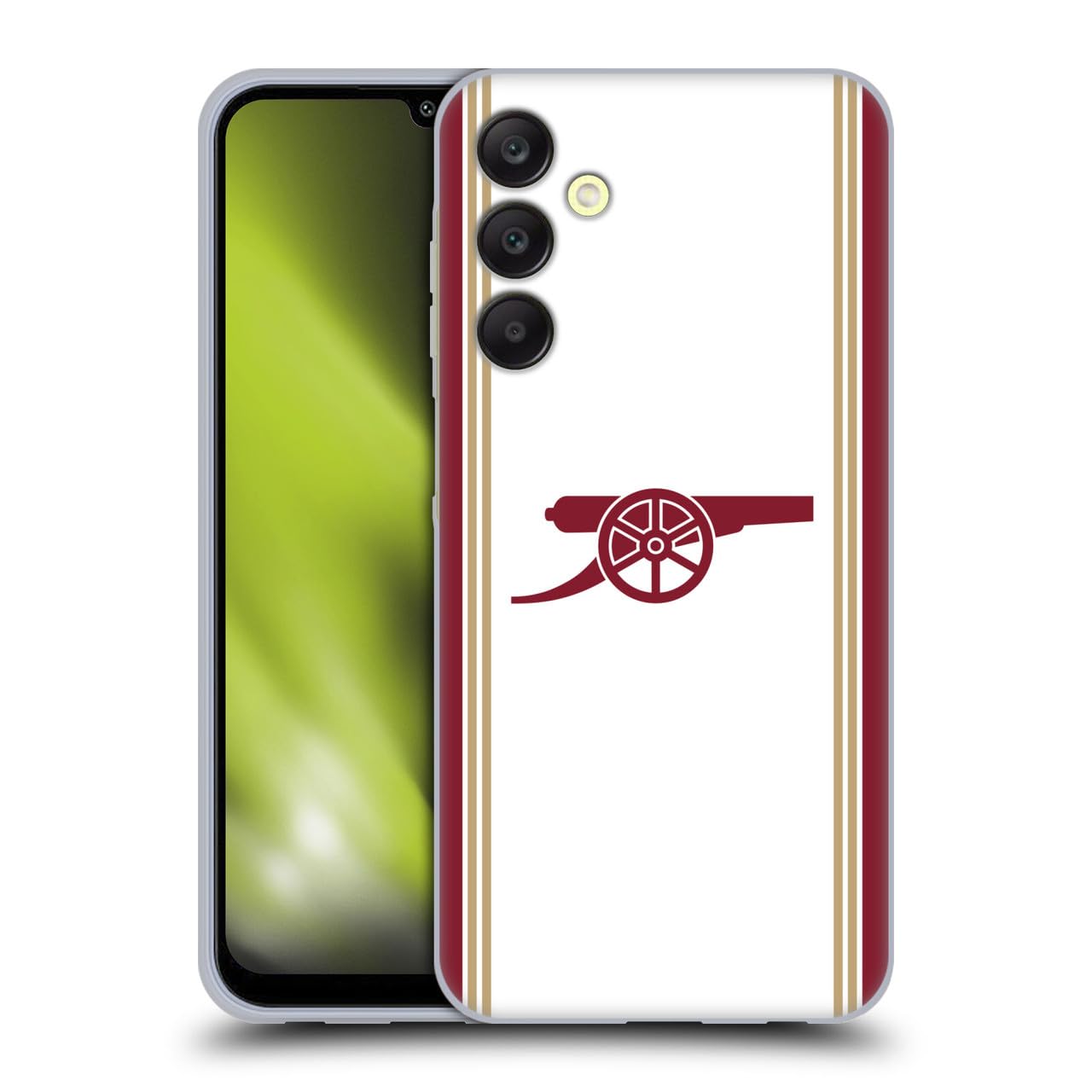 Head Case Designs Officially Licensed Arsenal FC Third 2025/26 Kit Gel Case [Military Grade Protection] Compatible With Samsung Galaxy A25 5G — image 1