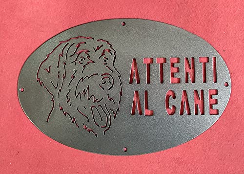 Targa in metallo Schnauzer Wine Co. con cane di piccola taglia e vigneto, in metallo, vintage, in alluminio, decorazione per la casa, 14 x 20 cm