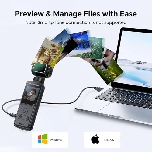 Image of BOBLOV 5K W5 Body Camera, 64GB Mini Action Camera with External Microphone, 270 Rotate Lens, Camcorde for Video Recording, Clip /Strap Options, EIS Stabilization for Meeting, Vlogging, and Daily Use
