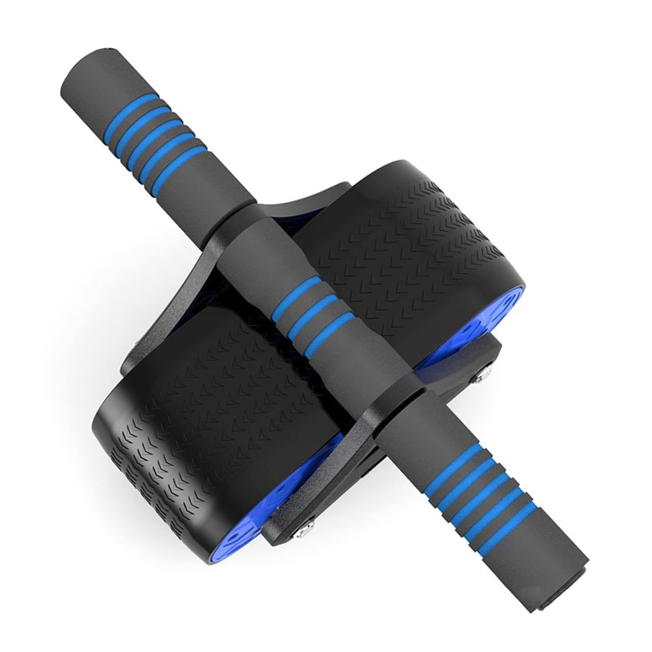 Didiseaon Ruota Addominali Fitness Automatica con Ritorno Trainer Addome Stabile per Esercizi Addominali Completi Attrezzo Palestra per Principianti e Professionisti Blu