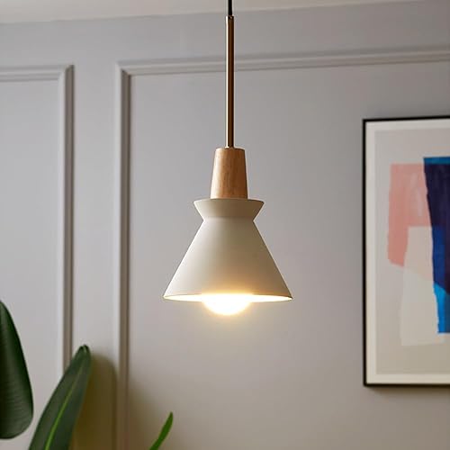 Miniatura 4 de Luces colgantes de hormigón de 7.5 pulgadas, para isla de cocina, pantalla de piña, lámpara industrial, lámpara colgante de cemento nórdico para