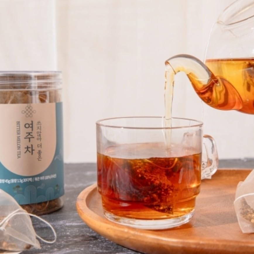 Organic Tea, Bitter Melon Tea, Caffeine-Free Herbal Tea Bags, 30 Count - Image 3