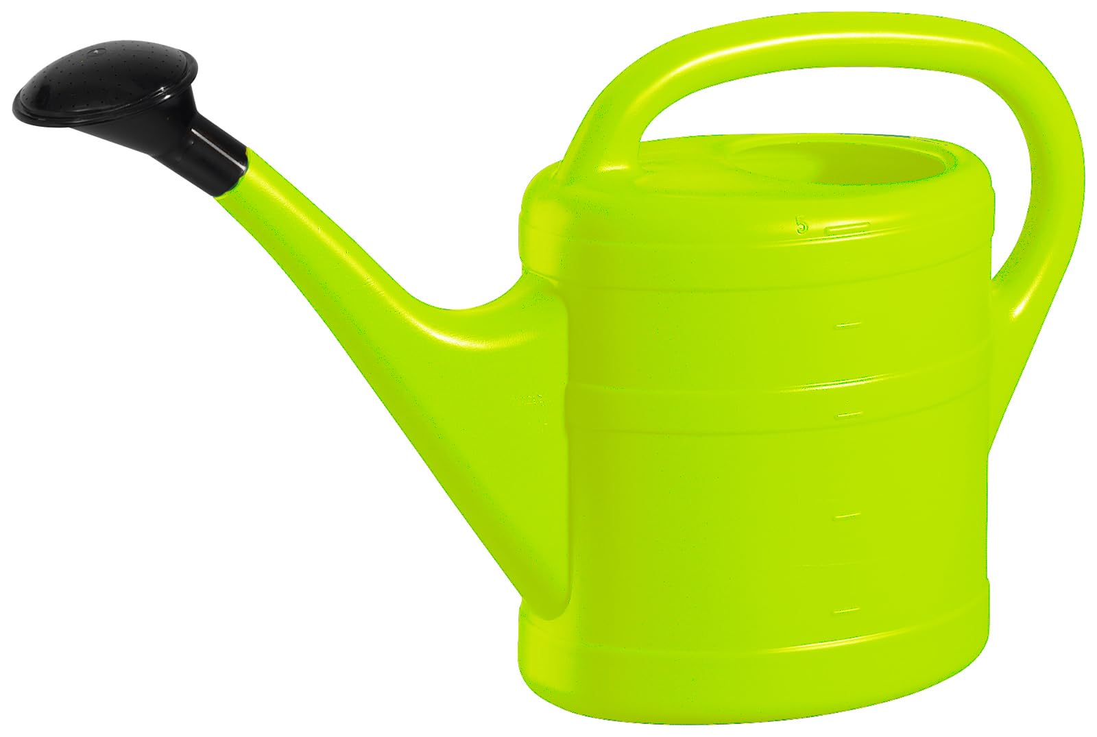 Set Di 2 Annaffiatoi Classici Da 5 Litri – Verde Brillante – Fatti In EU – Con Soffione Rimovibile