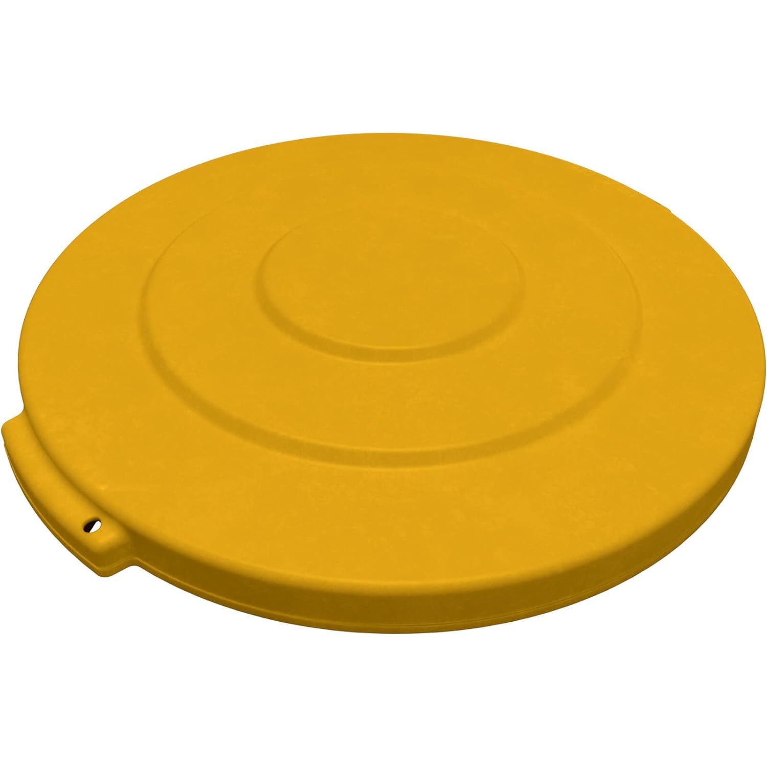 SPARTA Bronco Lid for 10 Gal. Bronco Trash Can, Food-Safe, NSF and HACCP-Compliant, Lid for Commercial Use (Container Sold Separately – Fits Bronco Only), Polyethylene, 10 Gallon, Yellow (Pack of 6)