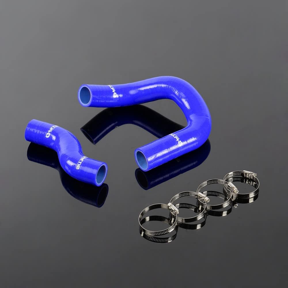G-PLUS Silicone Radiator Hose Kit w/Clamps Compatible with NISSAN 300ZX Z32 Fairlady VG30DET 1989-2000 Red