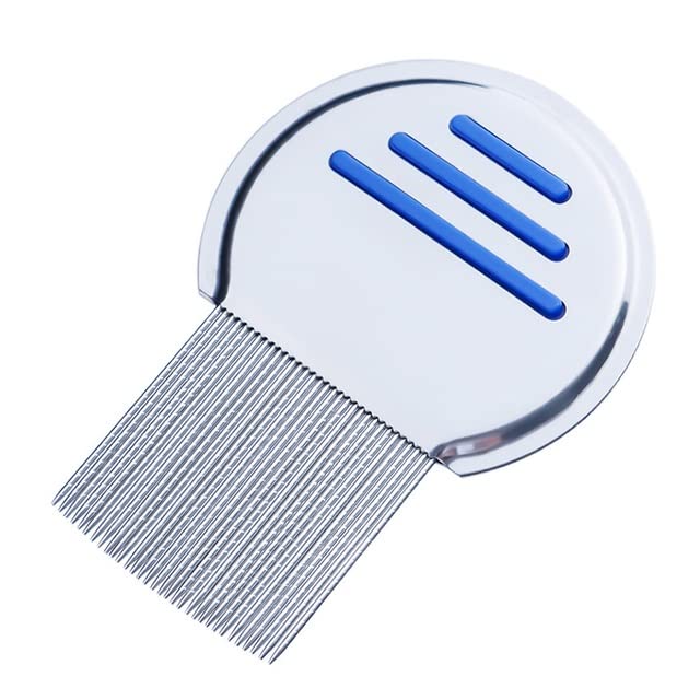 Pet Brush, Pet Brush Stainless Steel Pet Comb Lice Terminator Comb For Pet Dog Cat High-density Needle Comb Doesn't Hurt Pets Tools Pet Brushes(Red)